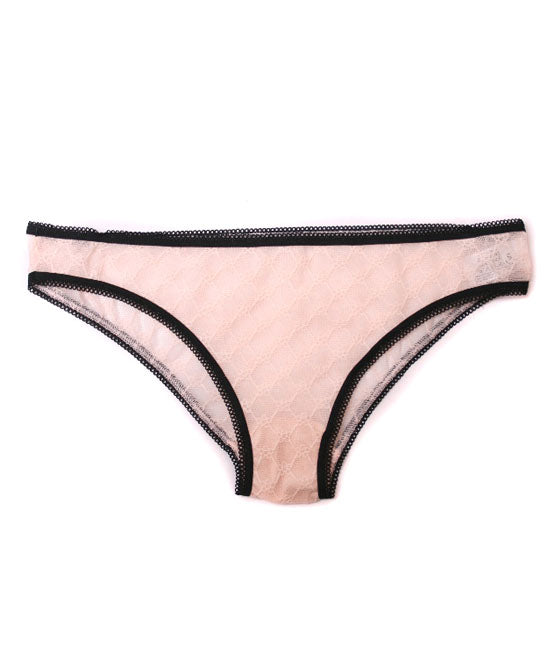 Kinky Knickers Daisy Lace Mini Knickers in Oyster