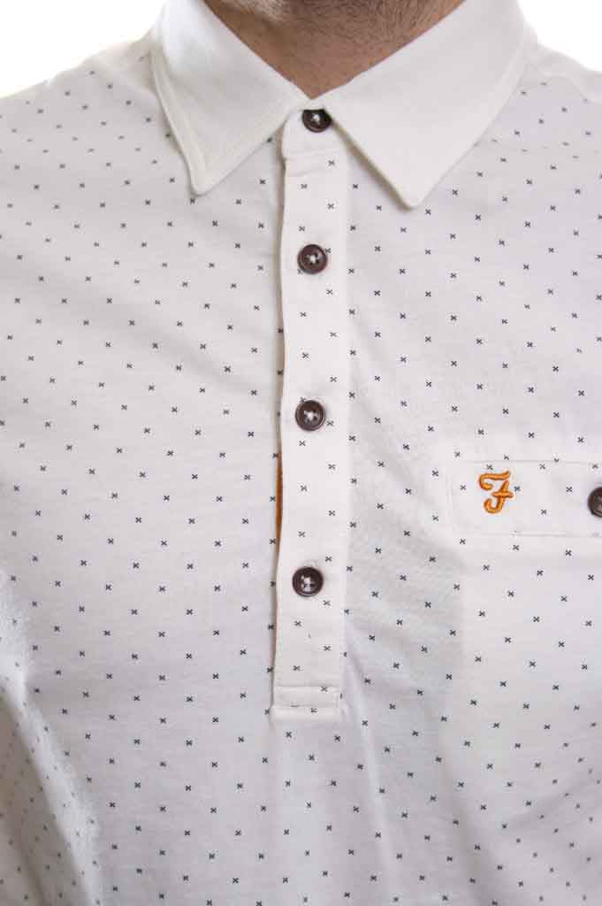 Farah Vintage Hewie Polo in White