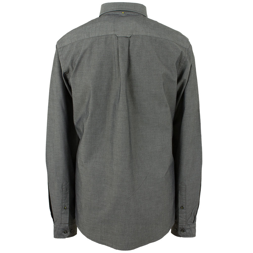Pretty Green Oldbury Washed Black Shirt