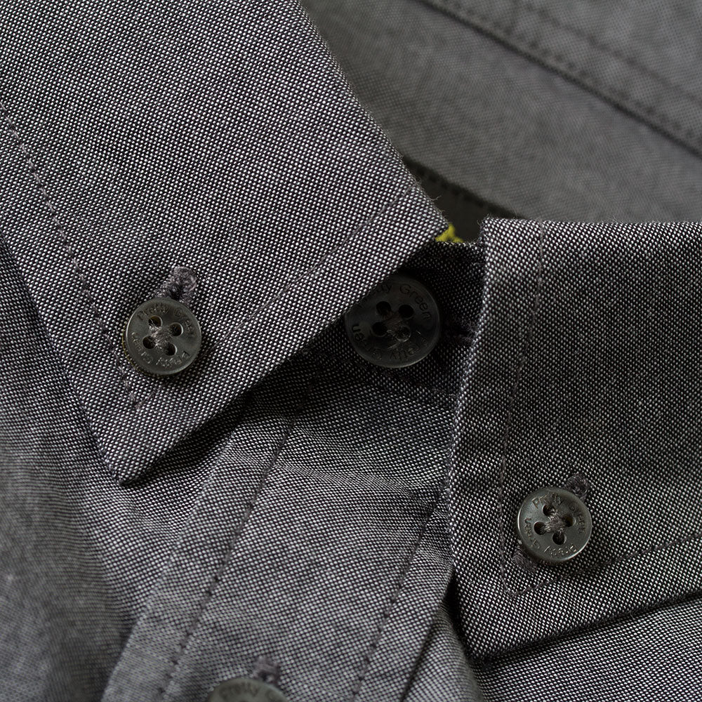 Pretty Green Oldbury Washed Black Shirt