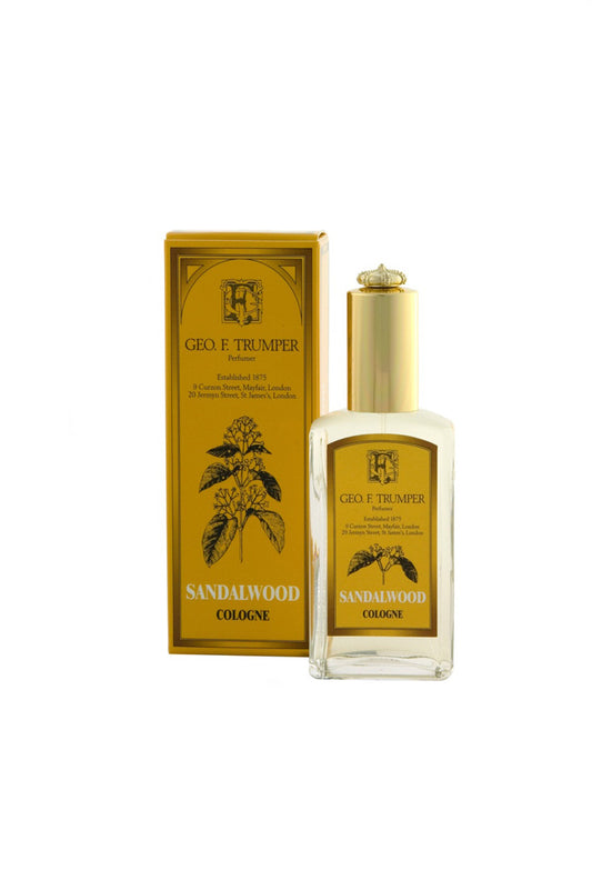 Geo F Trumper Sandalwood Cologne atomiser bottle