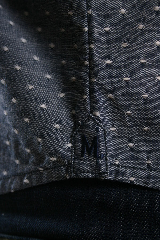 Marshall Artist Double Pocket Shirt in Dark Indigo