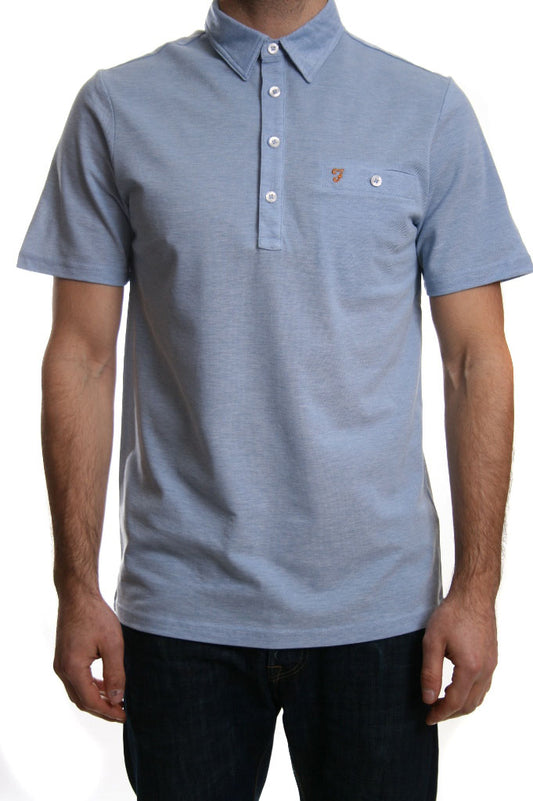 Farah Tennyson Polo in Polar Blue