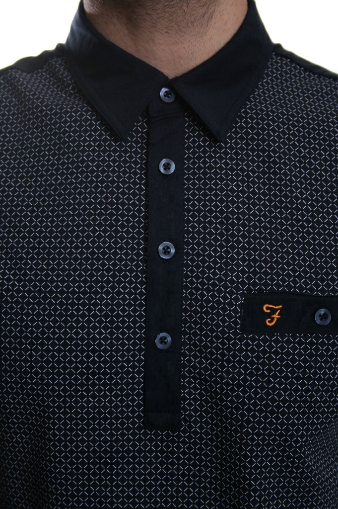 Farah Barringer Polo in True Navy