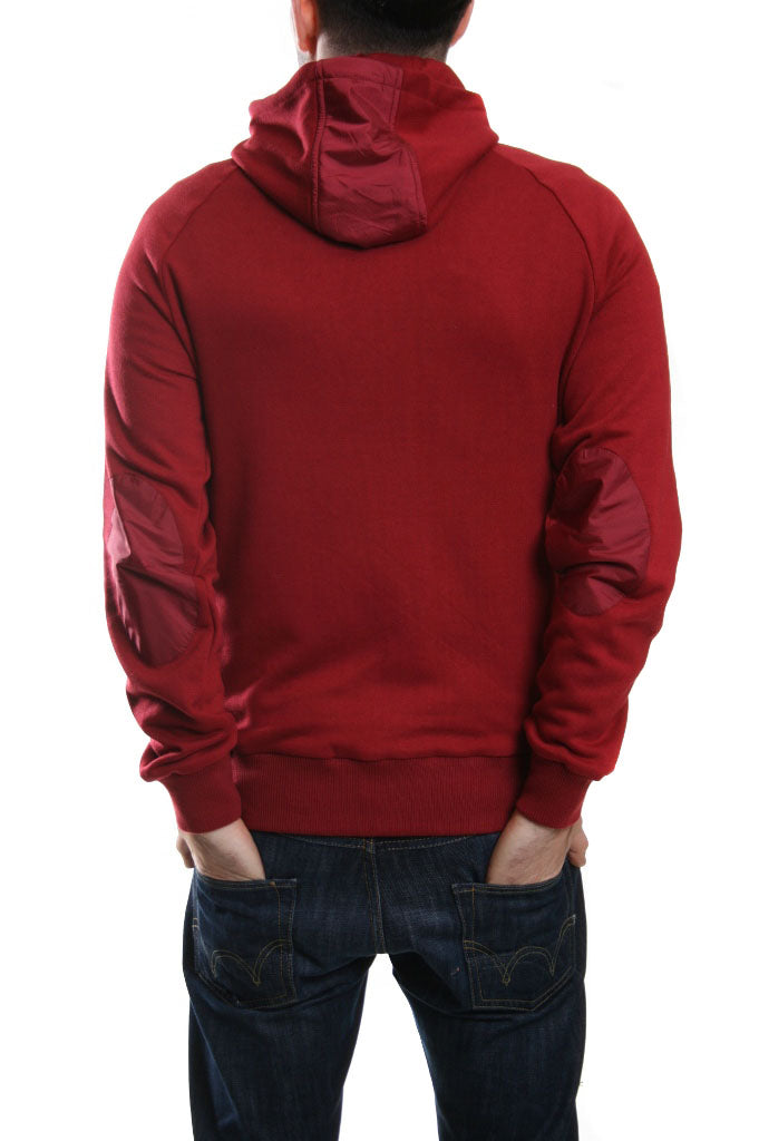Original Penguin Backford Hooded Top in Biking Red