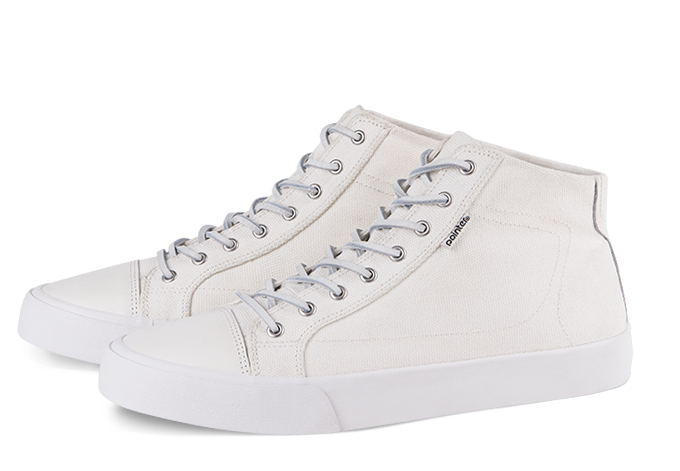 Pointer Hi Top Soma Shoe in White