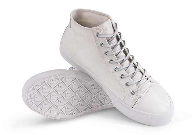 Pointer Hi Top Soma Shoe in White