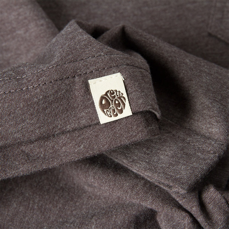Pretty Green Thore Embroidered Pocket Crew Tee in Charcoal