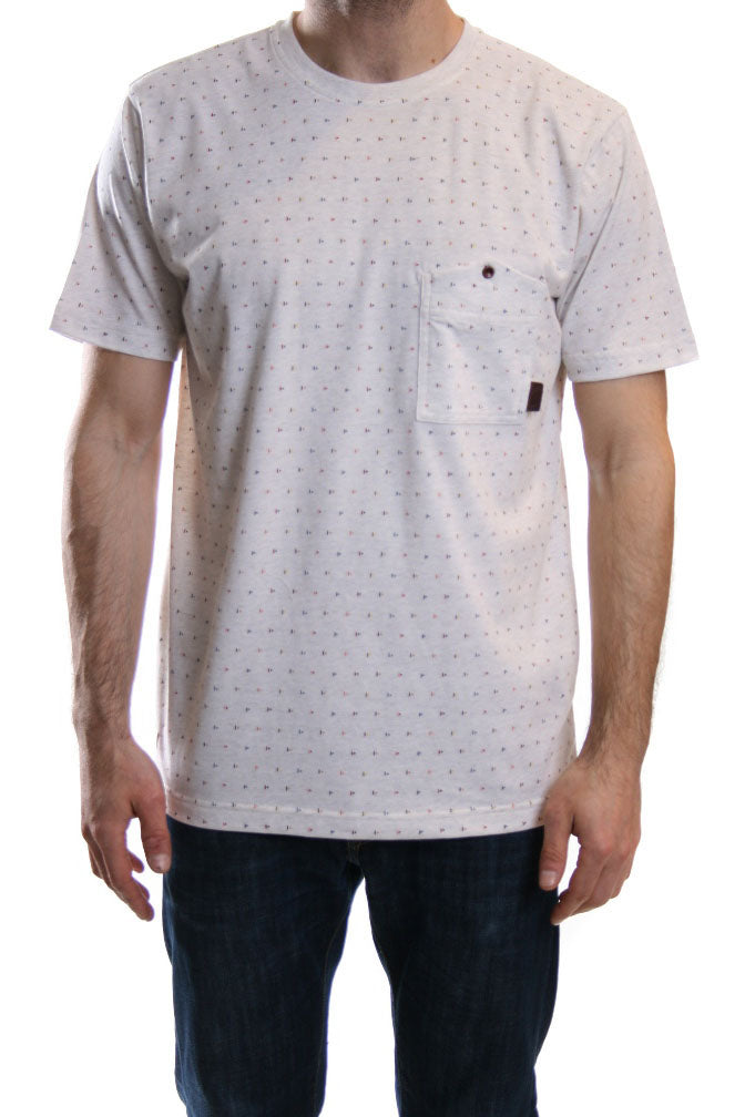 Marshall Artist Flagship Print T Shirt in Stone