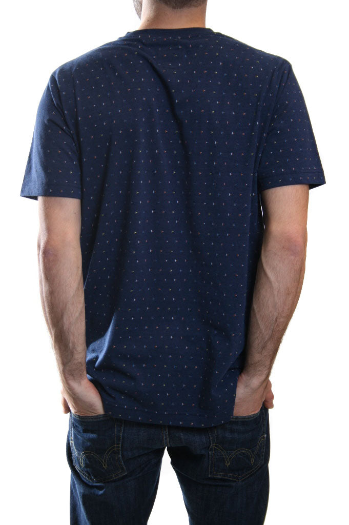 Marshall Artist Flagship Print T Shirt in Navy