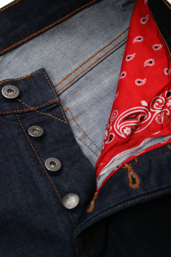 Pretty Green Straight Cut Burnage Rinse Wash Jeans