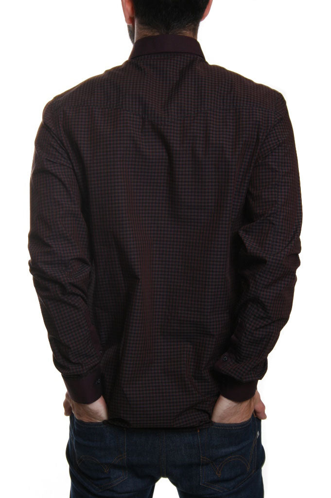 Luke 1977 Jan The Man Check Shirt in Lux Red