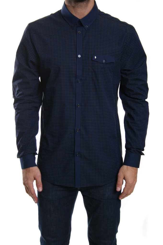 Luke 1977 Jan The Man Check Shirt in Lux Blue