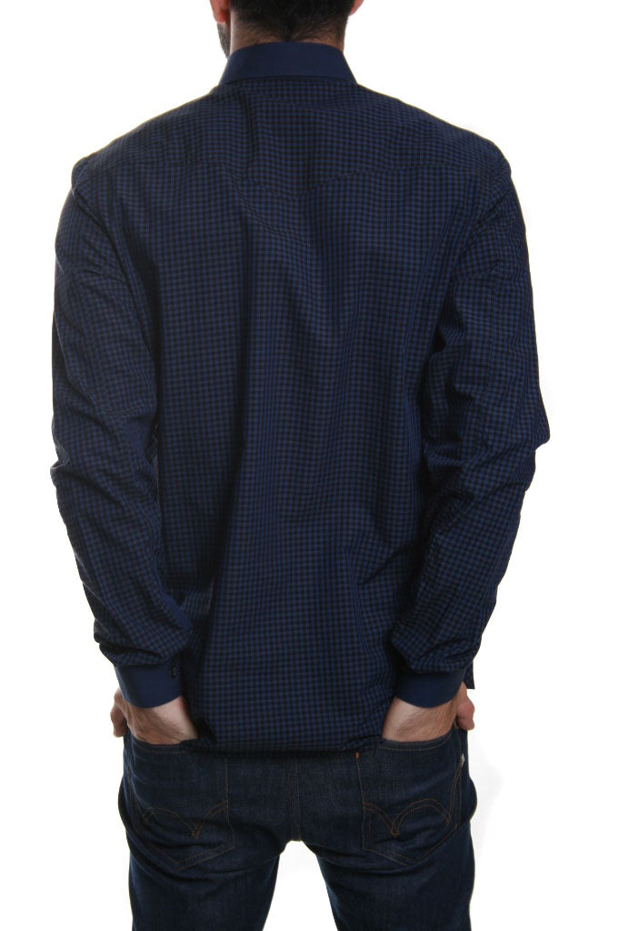 Luke 1977 Jan The Man Check Shirt in Lux Blue