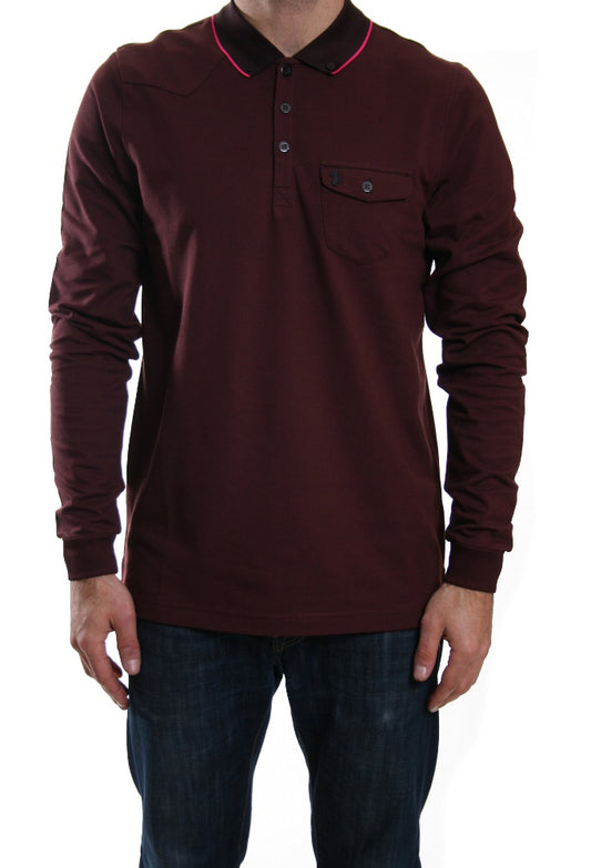 Luke 1977 Aggrigate Long Sleeved Polo Lux Port
