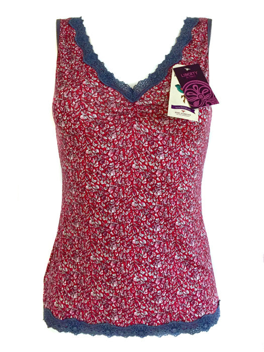 Kinky Knickers Liberty Berry Print Cami Vest Top