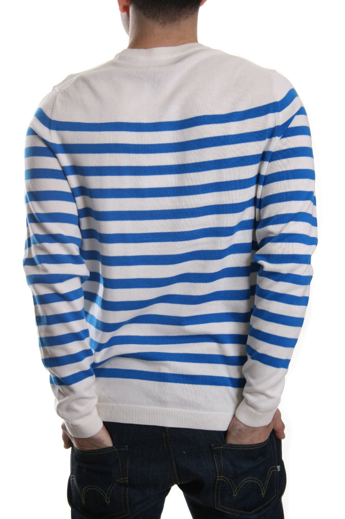 Farah Stanford Striped Jumper in Ecru