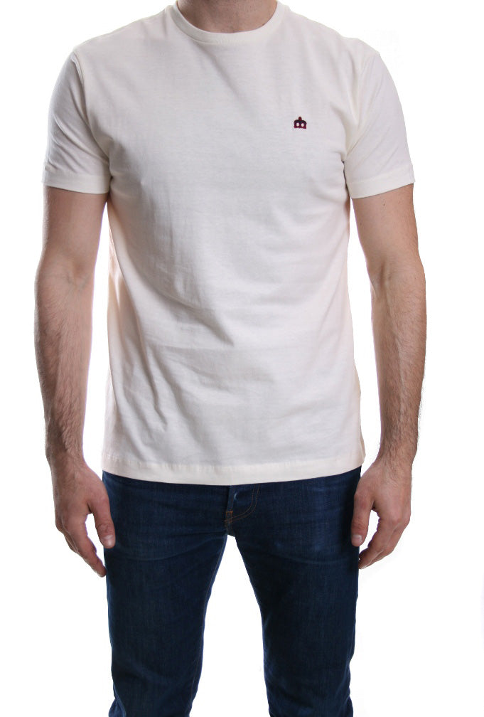Merc Keyport Crew Neck T Shirt Off White