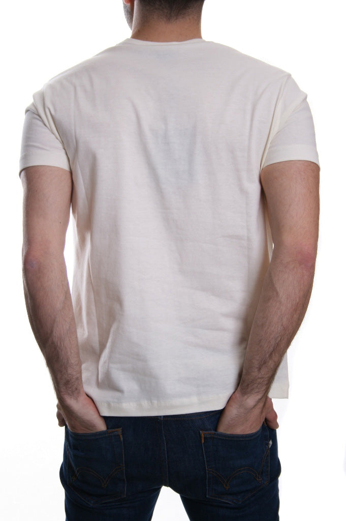 Merc Keyport Crew Neck T Shirt Off White