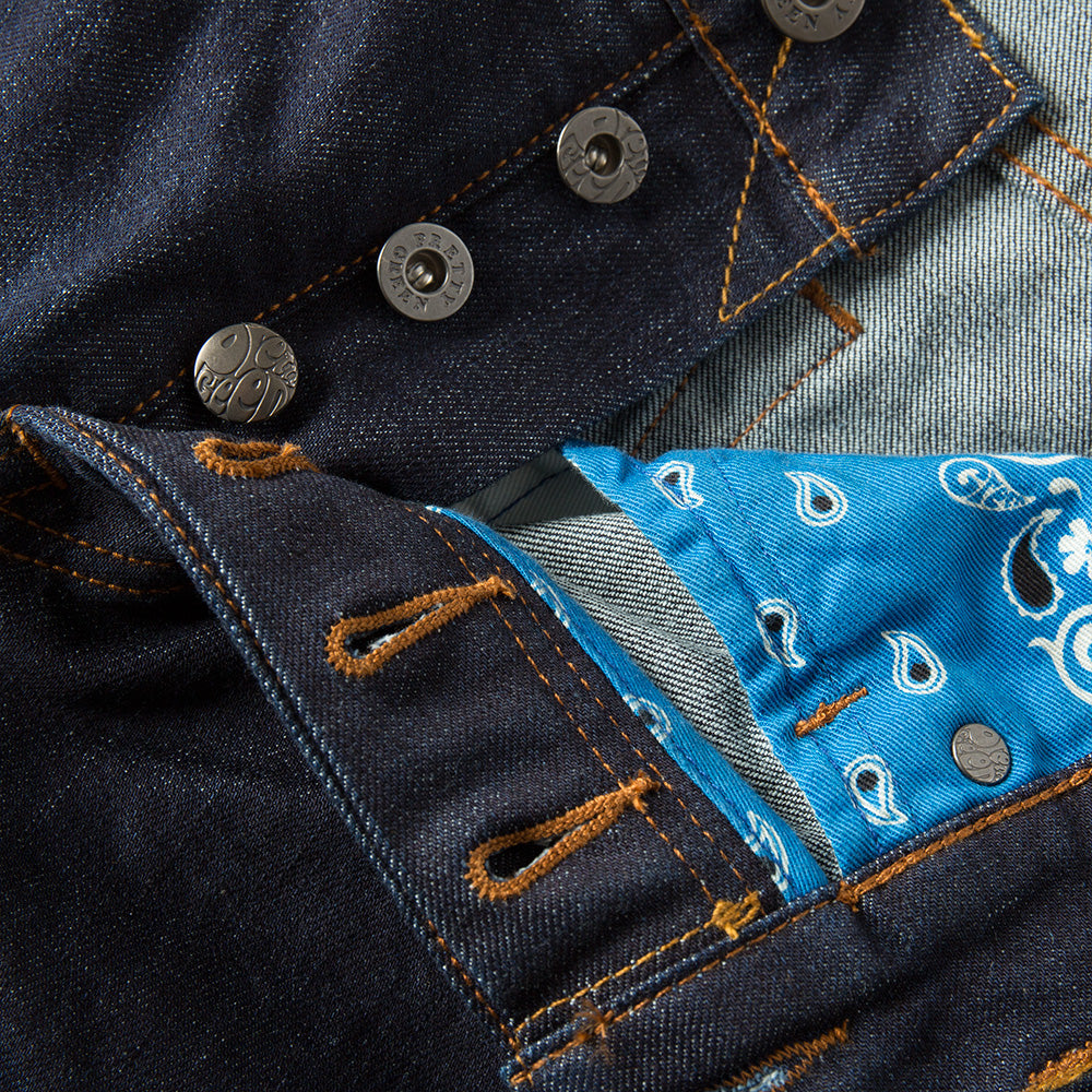 Pretty Green Erwood Slim Fit jeans in Rinse Wash