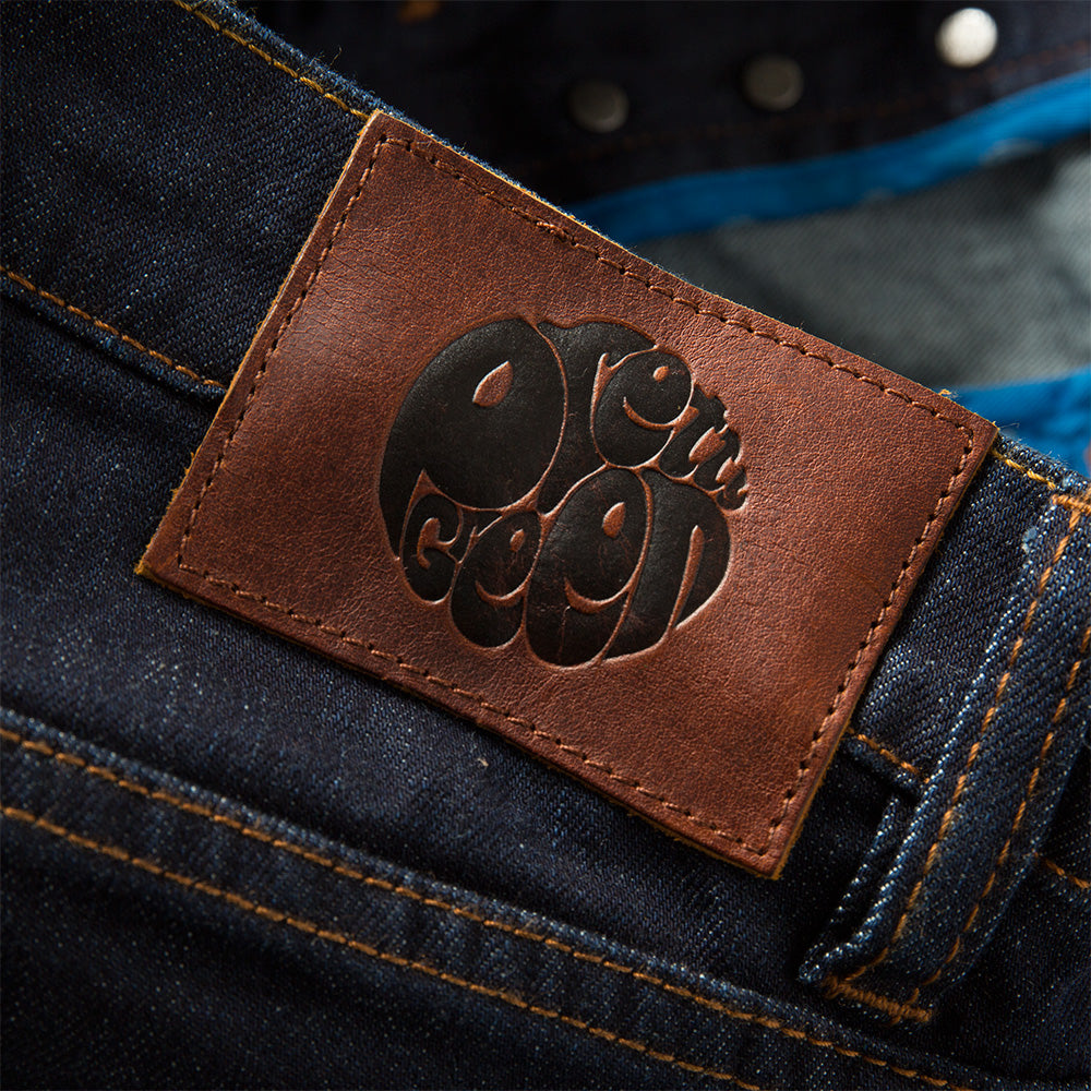 Pretty Green Erwood Slim Fit jeans in Rinse Wash