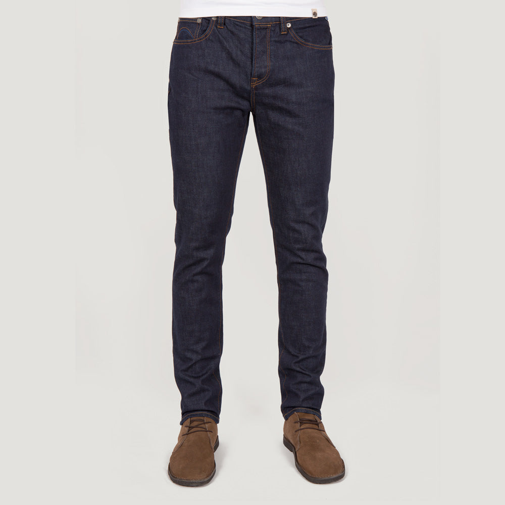 Pretty Green Erwood Slim Fit jeans in Rinse Wash