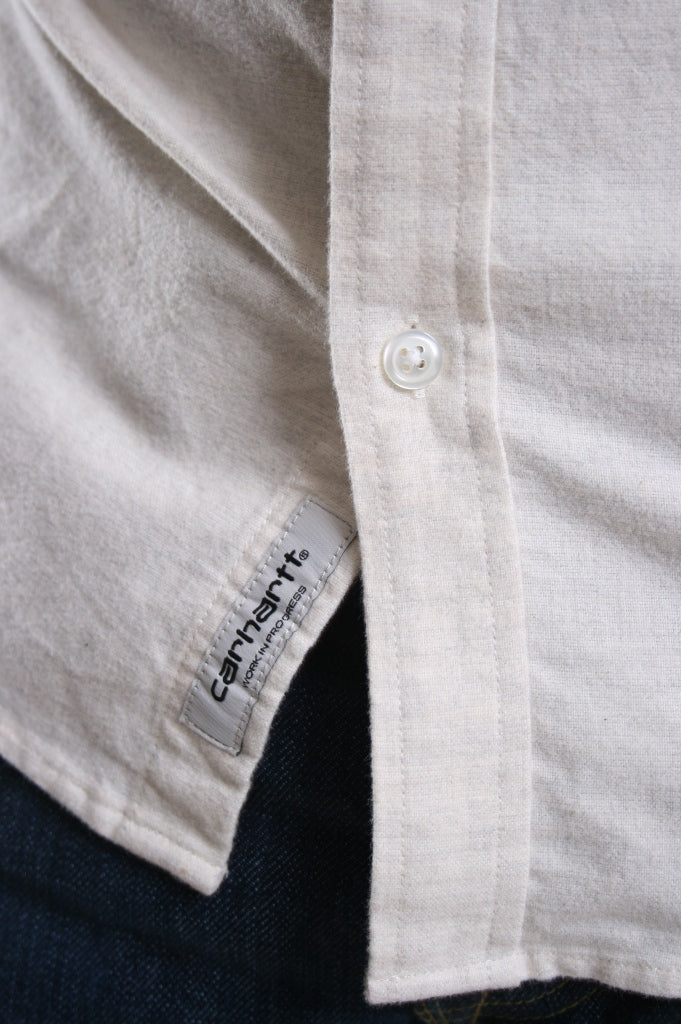 Carhartt Griffith Shirt in Snow Heather