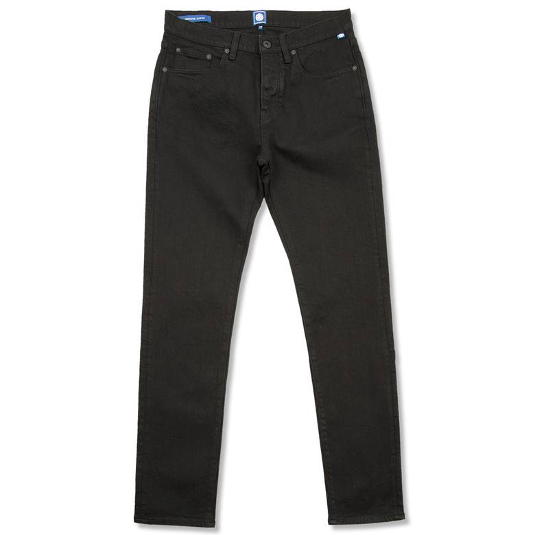 Pretty Green Erwood Slim Fit jeans in Black Wash Inocencia