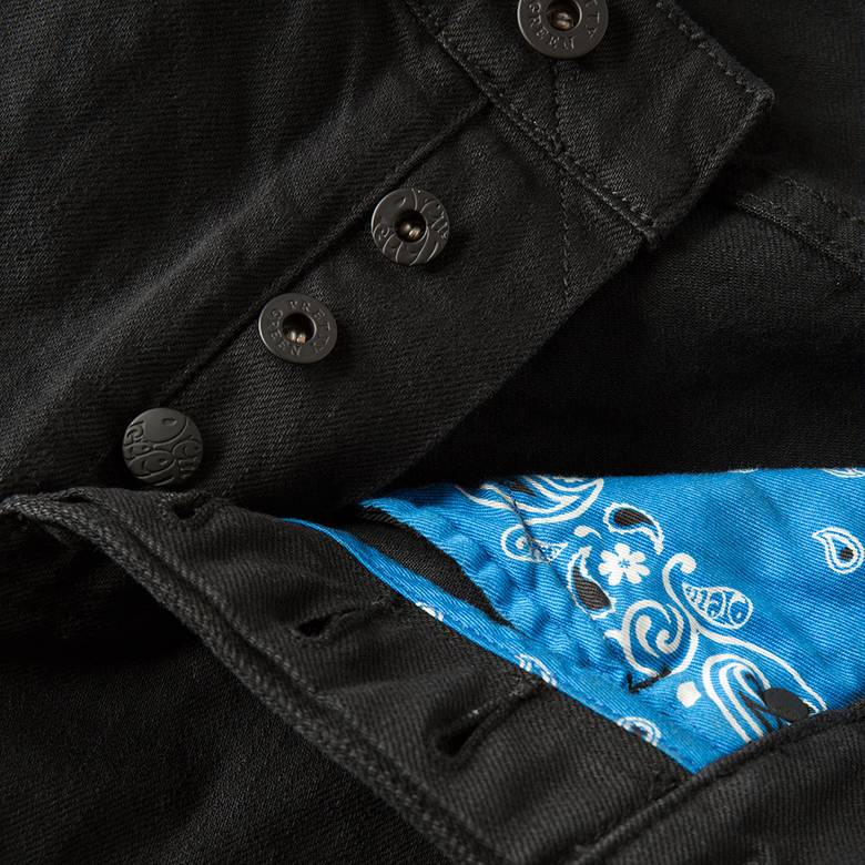 Pretty Green Erwood Slim Fit jeans in Black Wash Inocencia