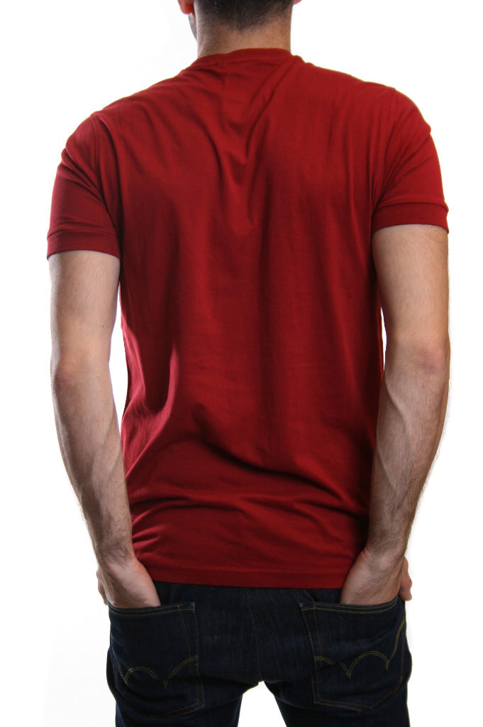 Luke 1977 Sport Max Raised Print T Shirt Cherry Red