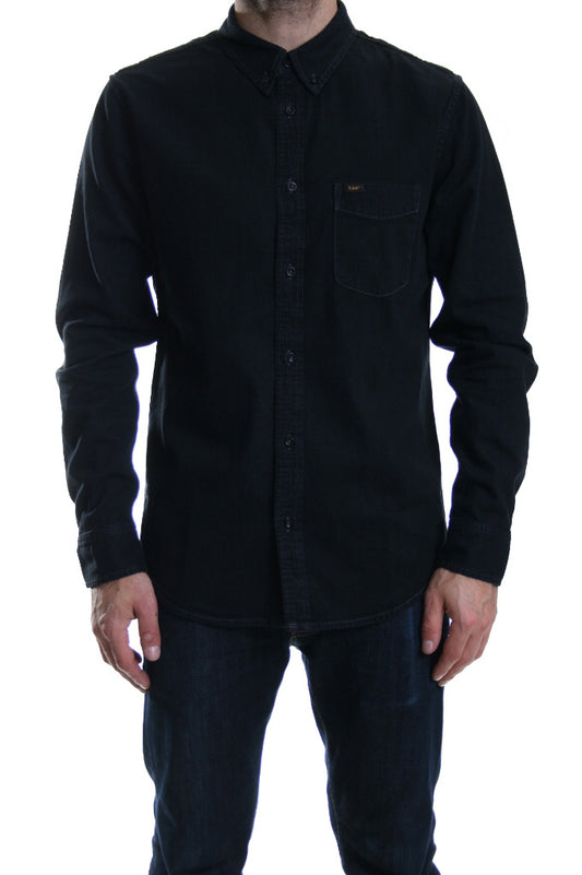 Lee Button Down Shirt in Black