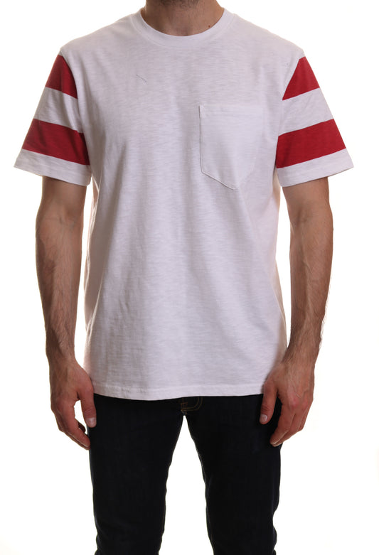 Edwin Ringer T-Shirt in White