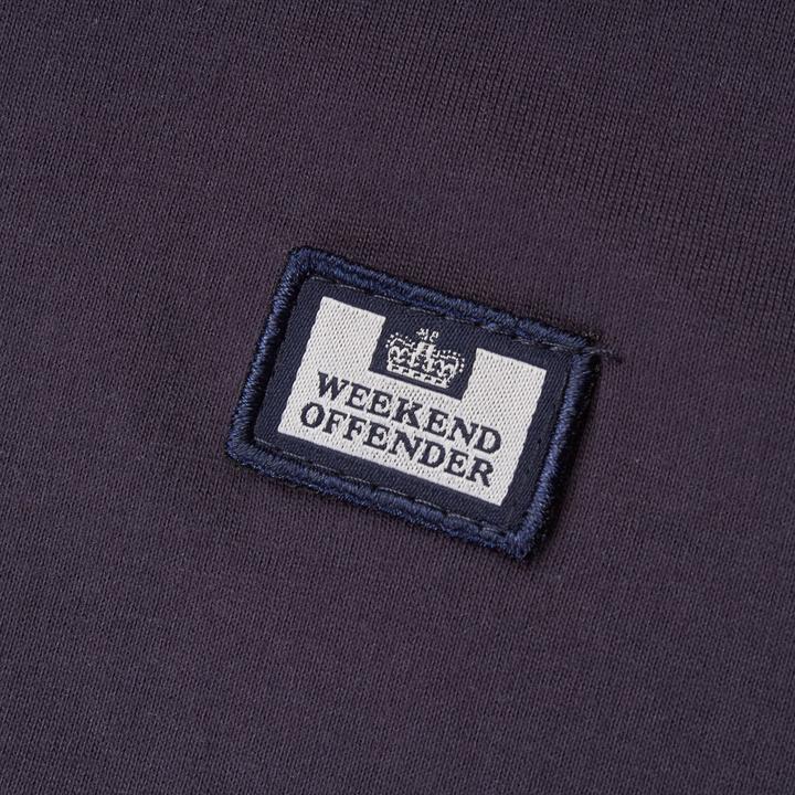 Weekend Offender Khan Crew T Shirt Steel