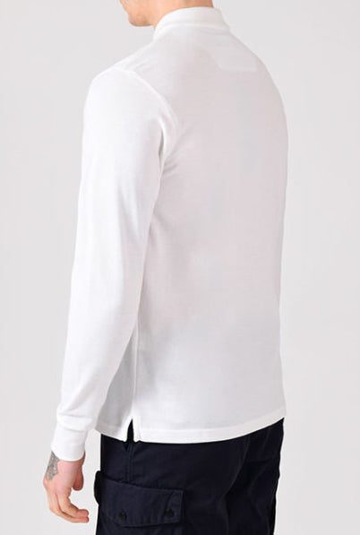 Marshall Artist Long Sleeved Siren Polo in White