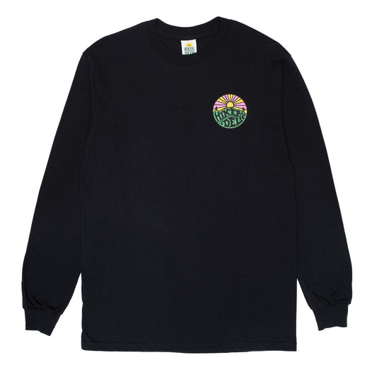 Hikerdelic Original Logo Long Sleeve T-Shirt in Black