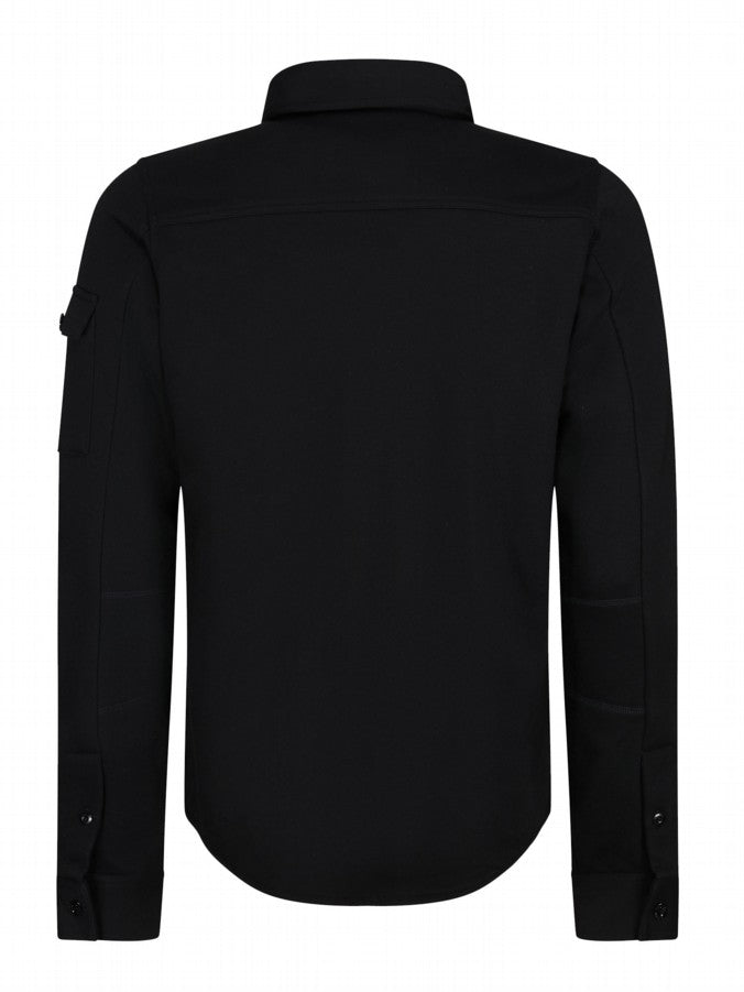 Luke 1977 Ali 2 Pocket Overshirt Jet Black