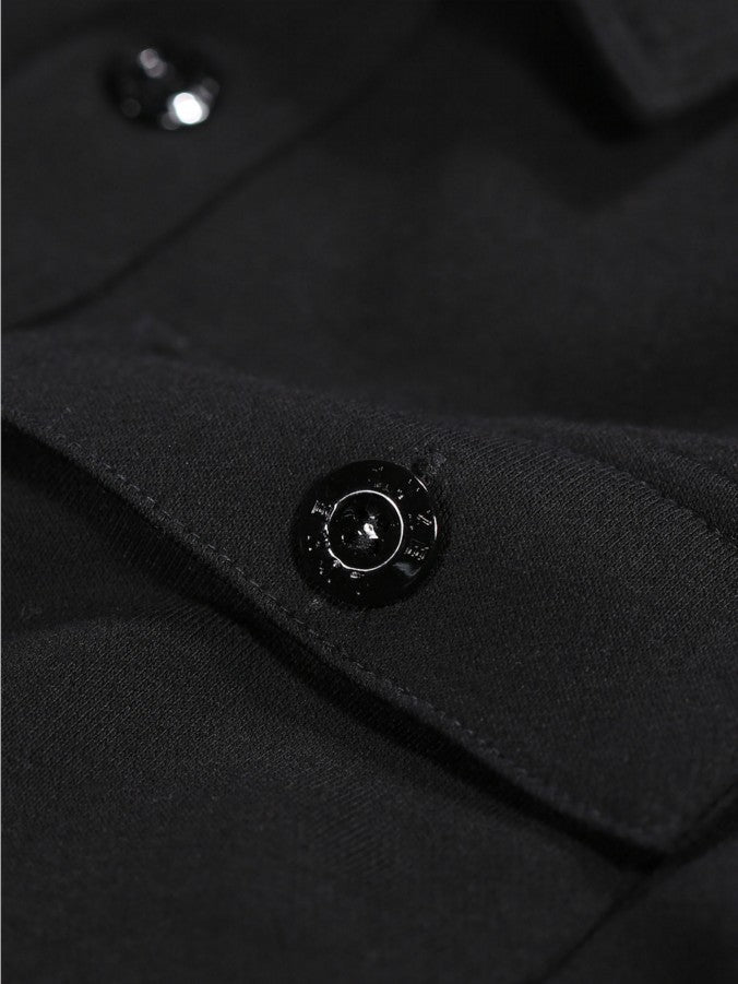 Luke 1977 Ali 2 Pocket Overshirt Jet Black