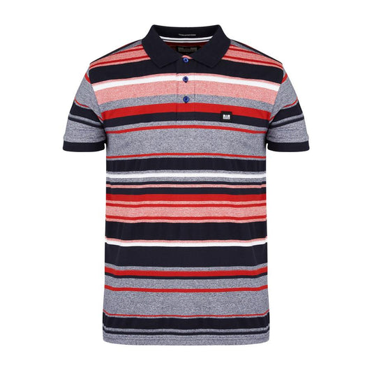Weekend Offender Campinas Stripe Polo In Navy