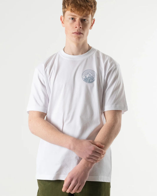 Hikerdelic Backprint Core Logo T-Shirt White