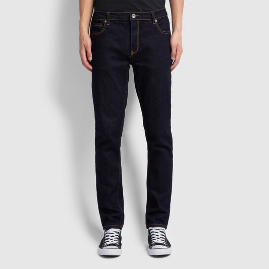 Farah Drake Slim Fit Stretch Jeans In Rinse Denim