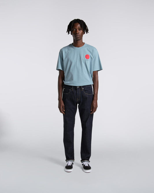 Edwin ED-55 Tapered Red Listed Selvage 14oz Blue Rinsed Denim Jeans
