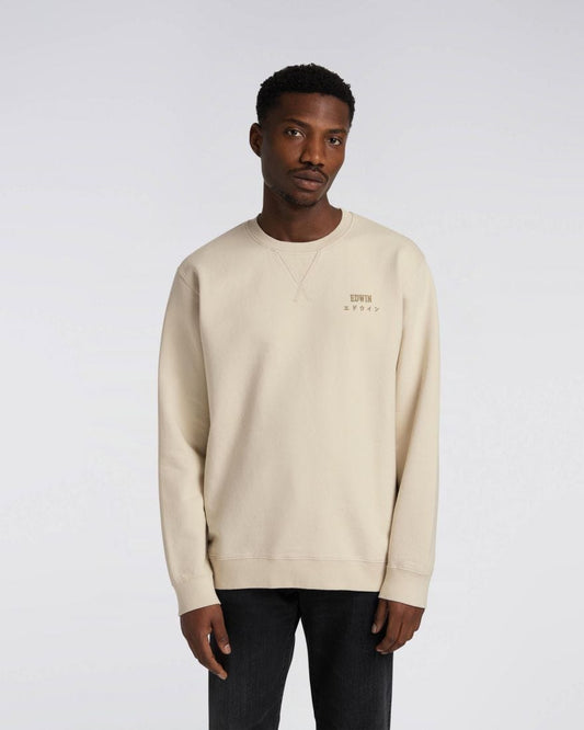 Edwin Base Crew Sweat Pelican