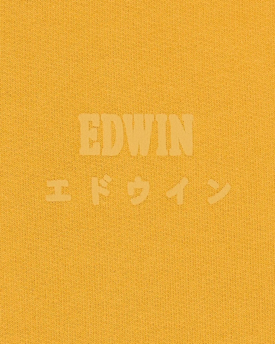 Edwin Base Crew Sweat Golden Yellow