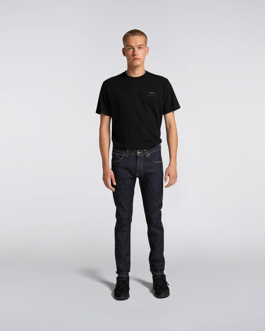 Edwin ED-85 CS Yuuki Blue Rinsed Contrast Slim Jeans