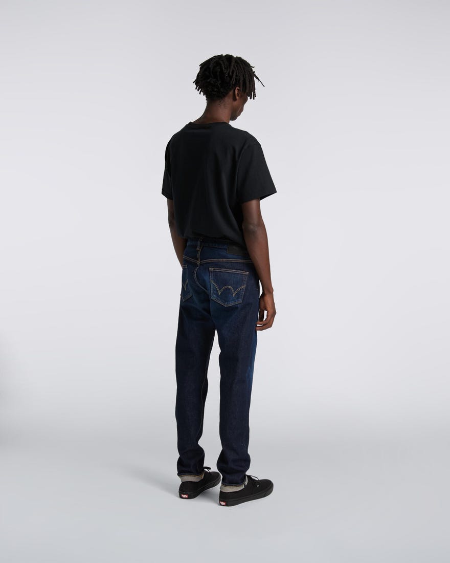 Edwin Slim Tapered Kaihara Green X White Japan Selvage Dark Jeans