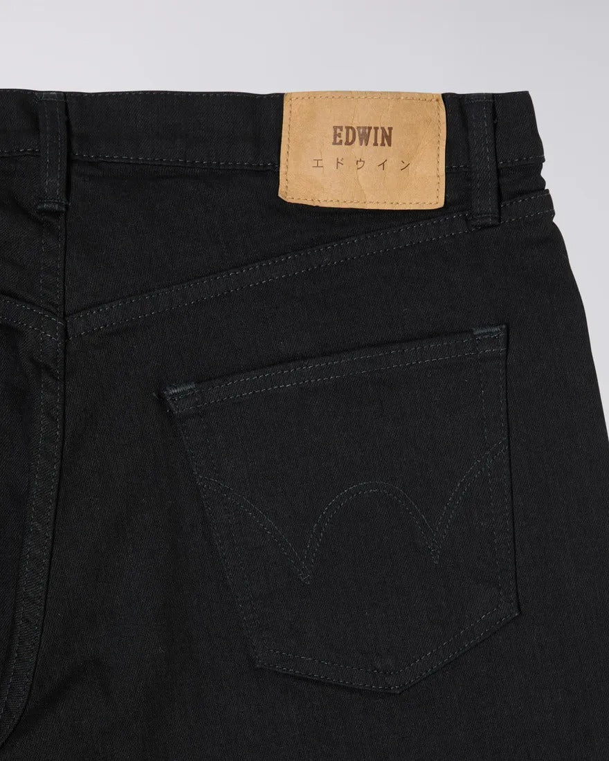 Edwin Regular Tapered Kaihara Black Stretch Denim Jeans