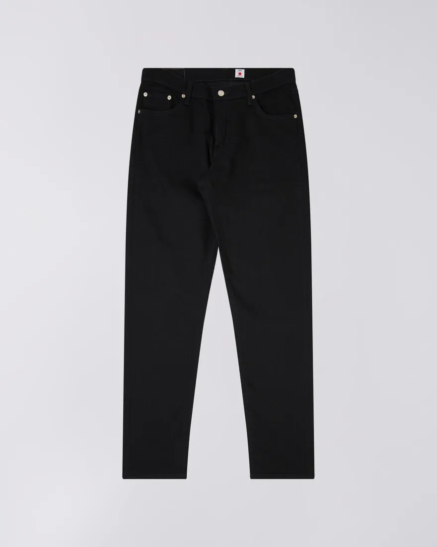 Edwin Regular Tapered Kaihara Black Stretch Denim Jeans