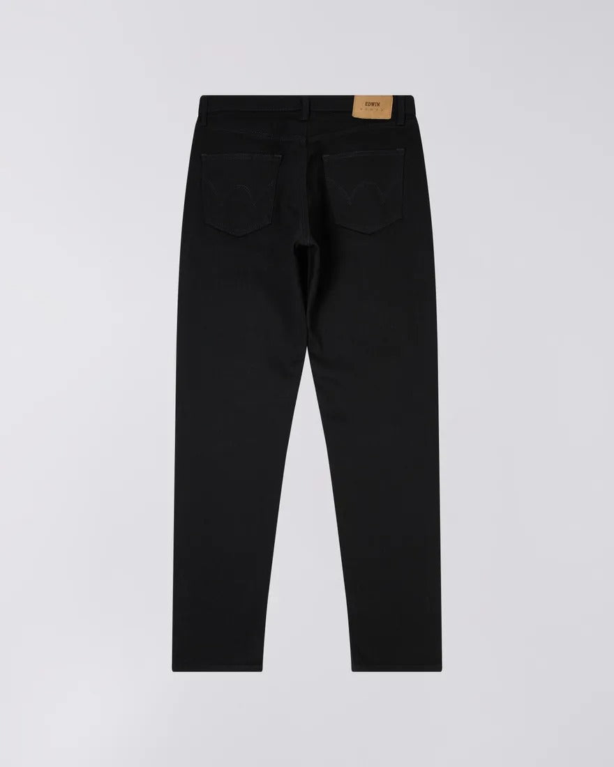 Edwin Regular Tapered Kaihara Black Stretch Denim Jeans