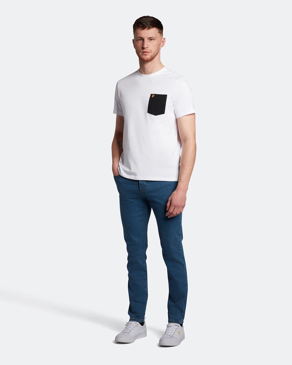 Lyle & Scott Slim Fit Jeans Mid Wash