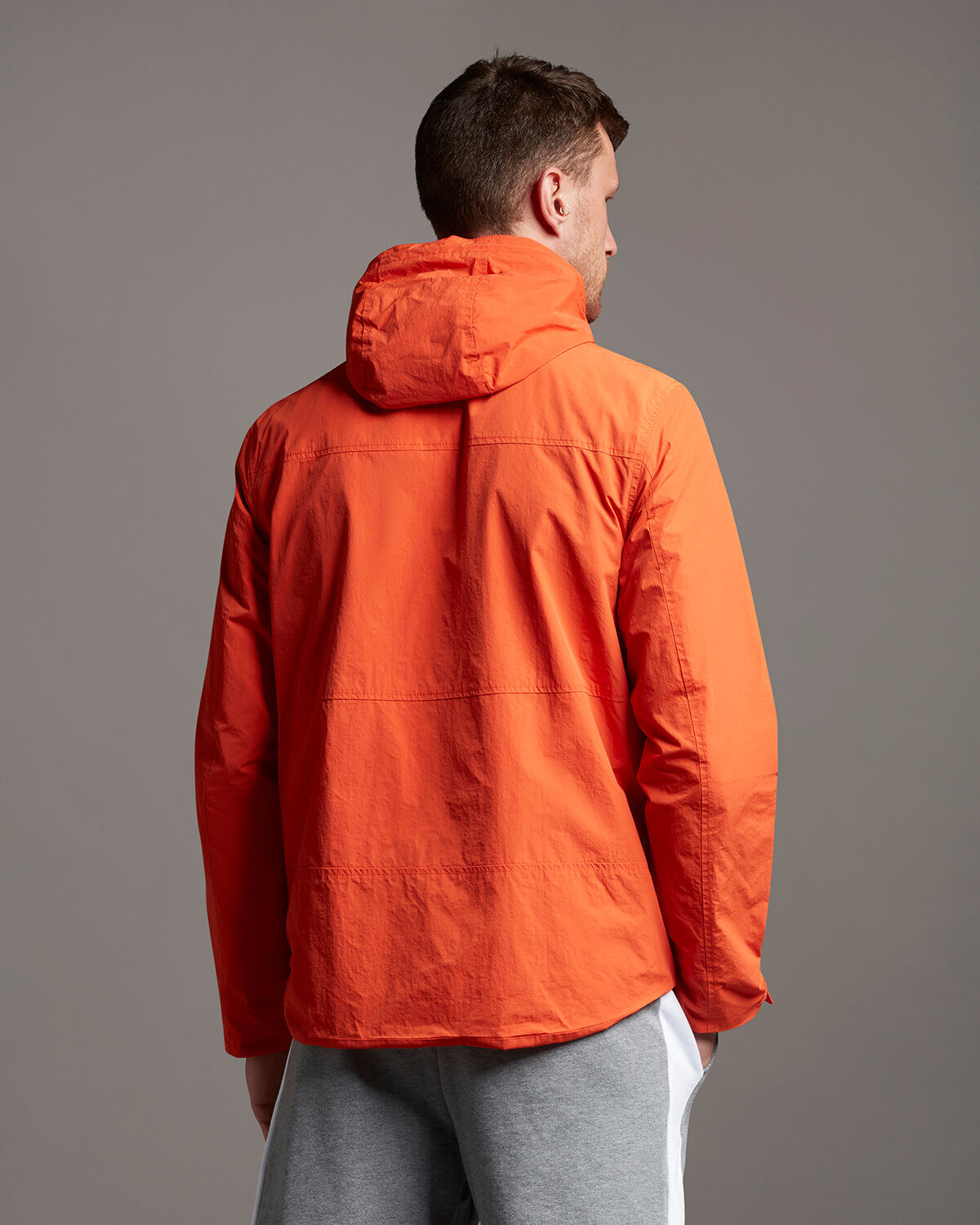Orange lyle and scott jacket cheap